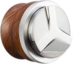 53mm Coffee Distributor, Espresso Distribution Tool, Adjustable Depth Espresso Tamper Leveler with Walnut Wood Handle Fits for 54mm Breville Barista Portafilter by GURUDAR