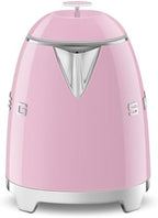 SMEG Mini 50's Retro Style 3 Cup Electric Kettle with Double Wall Anti Slip Base and Water Level Indicator (Pink) - Image 2