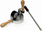 Steamer Milk Frother, Steam Boiling Water Frothing Machine, with Relief Valve and Pressure Gauge - Max 4 Bar, Open Flame and Induction Hob Compatible - Image 5