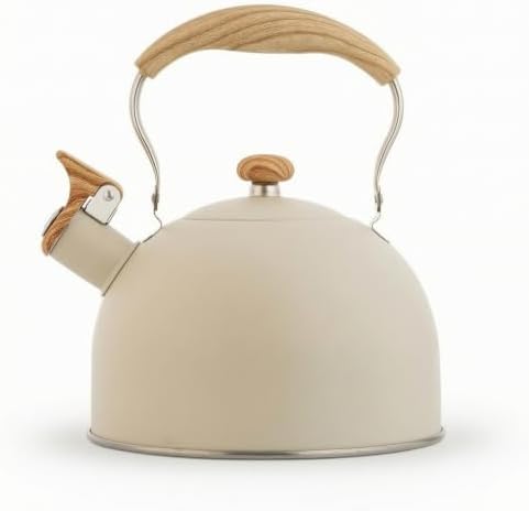 Tea Kettle with Whistling Spout Effortless Pouring Tea Kettle with Whistle Food Grade for Homeowners, Kitchen, Camping, Array, color to 3, 2.5L by Unknown