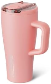 BrüMate Era Flip 20oz Kids Tumbler with Covered Flip Down Straw | 100% Leakproof Insulated Kids Cup | Made of Stainless Steel | Cup Holder Friendly | 20oz (Guava) - Image 2