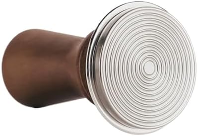 51/53/58MM Solid Wood Espresso Tamper Manual Press Coffee Tampers with Calibrated Spring Loaded Home Coffee Barista Accessories(51MM-Thread) - Image 4
