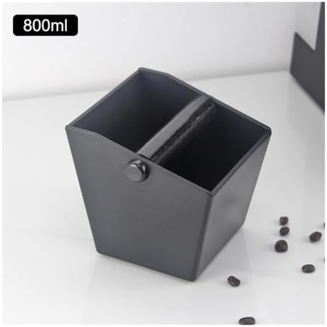 Coffee Knock Box, Anti-Slip Espresso Dump Bin with Removable Knock Bar - Image 2