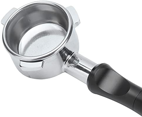 Bottomless Portafilter with Frosted Handle, Fine Filter Bowl, Food-Grade 304 Stainless Steel, 54mm Coffee Handle for Espresso Machines - Image 3