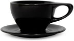 notNeutral Lino Porcelain Cup & Saucer Large Latte 12 oz (12 oz, 6) by notNeutral