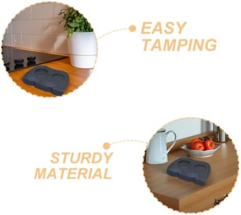 2pcs Silicone Espresso Tamp Mat for Coffee Enthusiasts, Black - Image 3