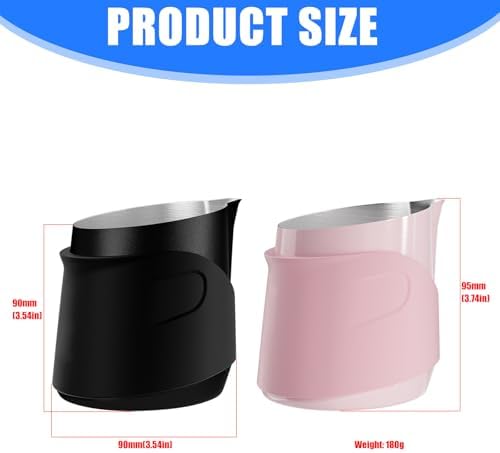 Handleless Milk Frothing Pitcher Stainless Steel Kitchen Tool for Latte Design Outdoors Coffee Art Equipment Handleless Milk Frothing Pitcher Professional Baristas Pouring Jar Stainless Steel Tool Jar - Image 7