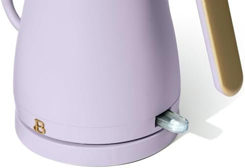 1 Liter Electric Gooseneck Kettle with Precision Pour Spout, Auto Shut Off, Cordless Design, 1200W (Lavender) - Image 6