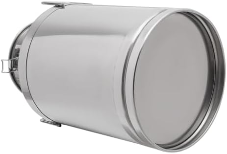 201 Stainless Steel Milk Jug, Heavy Duty Milk Transport Cans Jug with Sealed Lid for Hold Solids and Liquids (60L/15.85Gallon) - Image 3