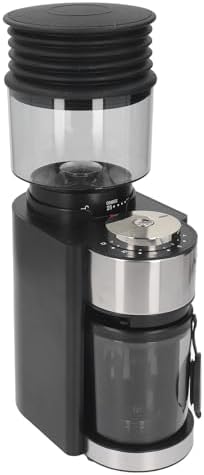 Electric Coffee Bean Grinder, 150W Automatic Grinder with 25 Grind Settings, Steel Burrs, Includes Blower, for French Press, Drip, Pour Over, Moka Pot, Siphon Pot - Image 7
