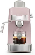 3.5Bar Espreeso Machine 4-Cup Compact Coffee Maker 800W Pink by FOLLOWUS