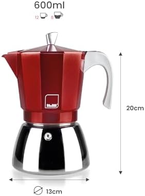 IBILI Elba Red 12 Cup Coffee Maker - Image 2