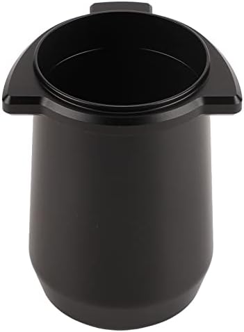Dosing Cup, 54mm Espresso Coffee Dosing Cup, Anti Flying Powder Feeder Cup, Aluminium Alloy Coffee Dosing Mug for 8 Series Coffee Machine (Black) by NDNCZDHC