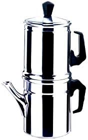 Ilsa Napoletana Aluminium Coffee Maker, Silver, 9 Cup - Image 2