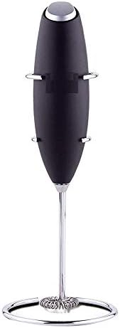 Electric Milk Frother, Hand-held Coffee Rother, Foam Maker for Lattes Whisk Drink Mixer Powerful Blender Baking Utensils Mini Foamer for Cappuccino, Frappe, Matcha, Hot Chocolate-1 pcs by Unknown