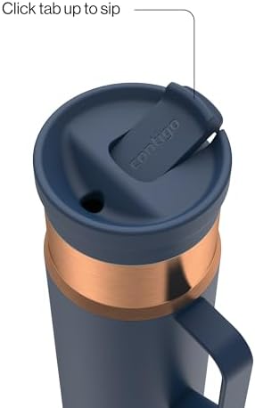 Contigo SnapSeal 20 oz Stainless Steel Vacuum-Insulated Water Bottle with Leakproof AutoClose Lid (Straw-Compatible) & Side Handle, BPA-Free & Lead-Free, Dishwasher Safe - Image 2
