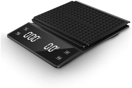 3kg/0.1g Coffee Scale with Timer, Digital Multifunction Weighing Scale for Pour Over, Drip, and Espresso – Kitchen Tool(A) by Unknown