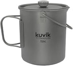 Kuvіk 450ml (15 oz) Titanium Mug & 750ml (25 oz) French Press Bundle - Image 3