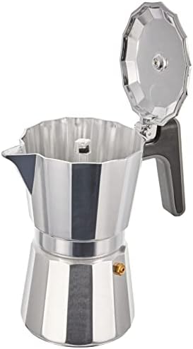 BRA Perfecto – Italian Induction Coffee Maker, Aluminium, Capacity 6 Cups, Silver, 18 x 10 x 19 cm - Image 3