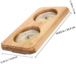 Sauna Hygrothermograph Wall Thermometer with Scale for Indoor Use - Image 2