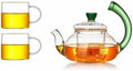 Removable Transparent Glass teapot Home with Infuser Small Tea Kettle Portable Tea Maker Container Tea Set Cleanable by Unknown