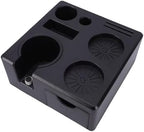Drawer Design Coffee Tamping Station, Silicone Coffee Tamper Mat, Multifunctional Storage Organizer for Machine Accessories & Barista Tools - Image 2