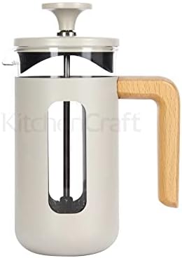 La Cafetière Pisa Stainless Steel Cafetière, Latte, Gift Boxed (350ml capacity cafetière makes 3 cups) by La+Cafeti%C3%A8re