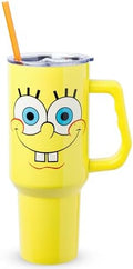 Silver Buffalo Spongebob Squarepants, Stainless Steel Tumbler, 40oz by SilverBuffalo