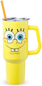 Silver Buffalo Spongebob Squarepants, Stainless Steel Tumbler, 40oz by SilverBuffalo