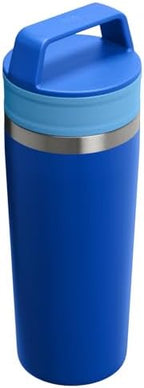 STANLEY Cafe To Go Travel Mug 16 oz | Leakproof Two-Part Drink Through Lid | Tumbler Cup for Coffee, Tea and Drinks | Insulated Stainless Steel Coffee Mug | BPA-Free | Cobalt - Image 3