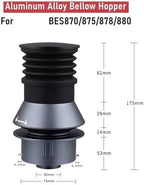 Aluminum Alloy Single Dose Hopper,Compatible For Breville,Coffee Grinder,Blower 870,BES875,BES878,BES880，Sealed Prevent Spills - Image 3