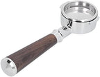 58MM Coffee Machine Handle Bottomless Filter Holder Portafilter Coffee Maker Parts Accessory (E61 alloy - A black rosewood (gift box)) - Image 6