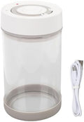 Ejoyous Electric Vacuum Canister, Sealed Glass Jar for Tea Coffee Beans Nuts Storage, with Built in 500mAh Battery, for Home Kitchen (950ml) by Ejoyous
