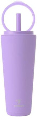 REDUCE Halo 32 oz Stainless Steel Vacuum Insulated Tumbler - Spill Proof Travel Mug with Flip Handle Lid - Keeps Drinks Cold for 32 Hrs - Dishwasher Safe - Cupholder Friendly - Purple Punch by Reduce