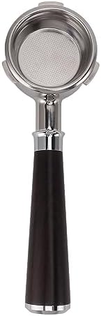 Ymiko Set Ear for 58mm Bottomless Portafilter with Solid Wood Handle Compatible with Barsetto Coffee Machine Stainless Steel Design for Enhanced Brewing Experience (#3) - Image 6