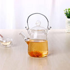 Tea Kettles, Kettle,TeapotWhistling Kettle. Stainless Steel Water Bottle Glass Teapot Stovetop Safe Gooseneck Kettle with Removable Infuser Tea Kettle Blooming Loose Leaf Tea Maker Set Tea Brewer Tea - Image 4
