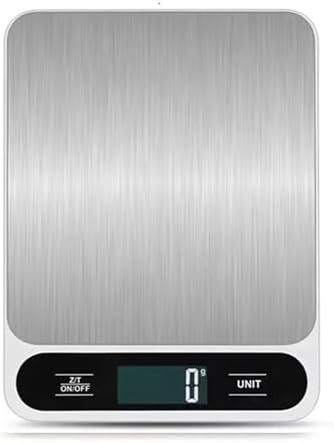 Electronic Scale, USB Digital Kitchen Scale 10Kg/1g Weighing Food Coffee Balance Smart Electronic Scales Weight Precision Grams,for Meal Prep, Baking and Cooking(Battery Black,10Kg) - Image 2