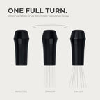 Normcore WDT V4, Retractable 14-Needle Espresso Tool, Black - Image 2