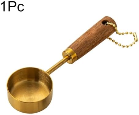 1/4/8Pcs Stainless Steel Measuring Cup Spoon Set with Wooden Handle - Image 2