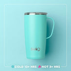 Swig Life 22oz Insulated Travel Mug with Handle & Lid, Confetti - Image 4