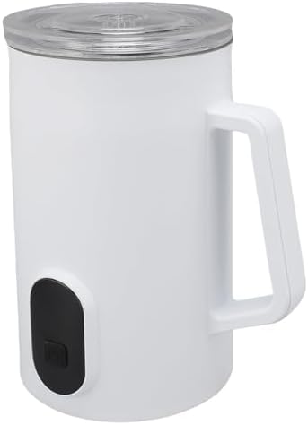 ZJchao Electric Milk Frother And Steamer Automatic Warm Cold Milk Foamer For Coffee Latte Cappuccino Hot Chocolate 304 Stainless Steel 160ML Frothing 350ML Heating 580ML Total (US Plug 110V) - Image 5