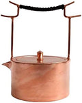 Japanese Cast Iron Tetsubin Teapot Teapots Cast Iron Double Hook Cook Teapot Pure Copper Thick Handmade Pot Cover Tea Pot Copper Tea Pots Tea Set Tea Accessories by Unknown