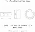 Stainless Steel Tea Infuser for Loose Leaf - Fine Mesh Strainer Fits Mugs & Cups (1.5-1.77 Inch Diameter) - Image 7
