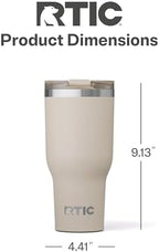 RTIC 40oz Essential Tumbler with Lid, Ceramic Lined, Beach - Image 4