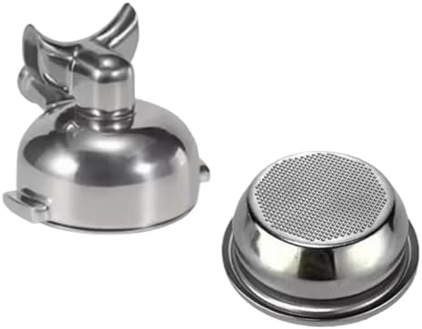 58mm E61 Group Head Bottomless Portafilter Single Double Spout For E61 Coffee Machine Filter Holder(58mm Double Spout) by Unknown