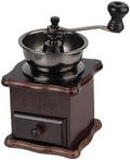 Manual Coffee Bean Grinder Utensils Stainless Steel Handle Wooden With Ceramic Millston Spice Burr(Dark Color) by Unknown