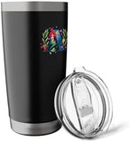 Disney Princess Alphabet Monogram Mermaid Letter A for Ariel Stainless Steel Insulated Tumbler - Image 5