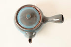 Mino ware Japanese Pottery Teapot Kyusu with Infuser made in Japan (Japan Import) SYK010 (Blue & Brown) - Image 7