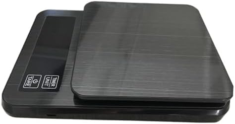 Cabilock 5kg Electronic Coffee Scale Timer Capacity Digital Kitchen Scale for Cooking and Baking High Precision Sensors USB Powered Black by cabilock