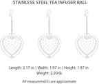 Stainless Steel Tea Infuser Ball with Fine Mesh, Snap-Lock Closure for Loose Leaf Tea in Mugs & Teapots (1 Count) - Image 7